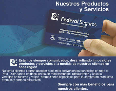 Nuestros Productos y Servicios - Federal Seguros Salta